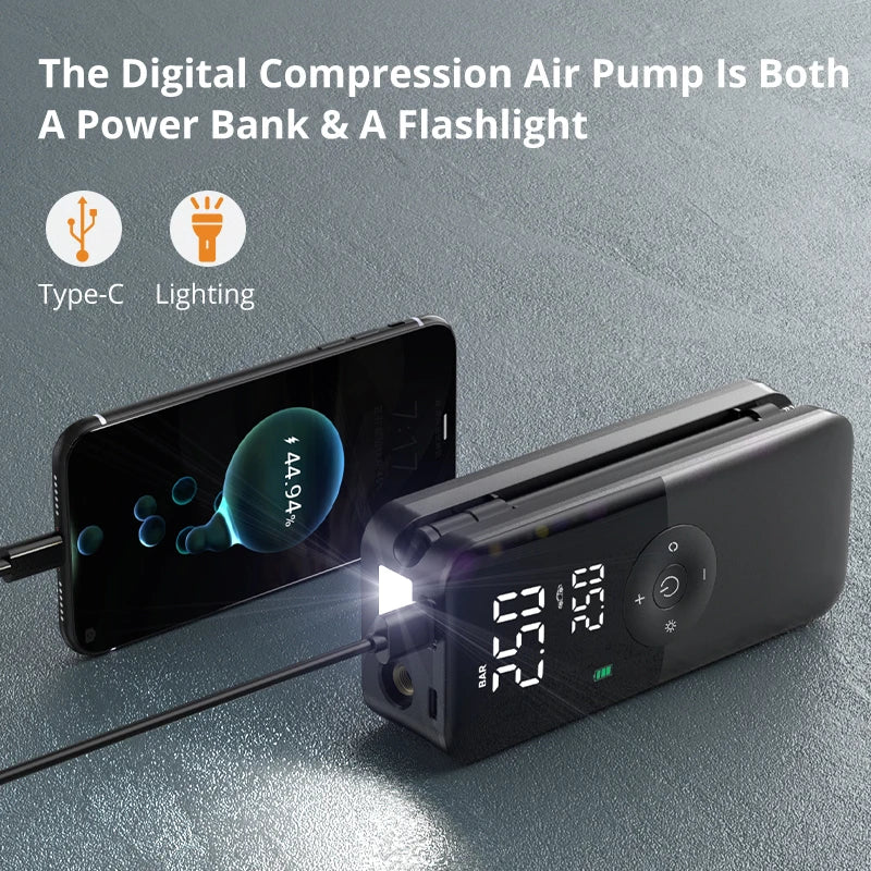 Torque Theory AirPro Portable Tyre Inflator