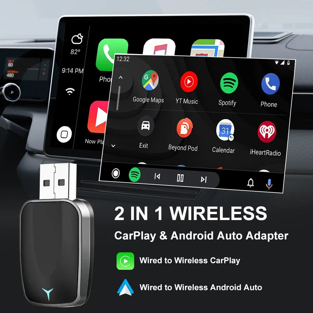 Torque Theory Connect Pro - Wireless CarPlay & Android Auto Adapter