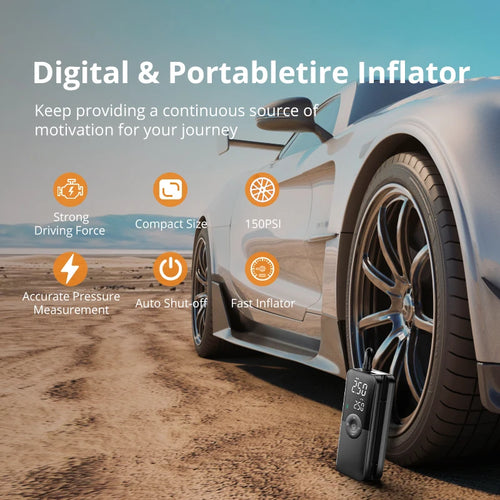 Torque Theory AirPro Portable Tyre Inflator