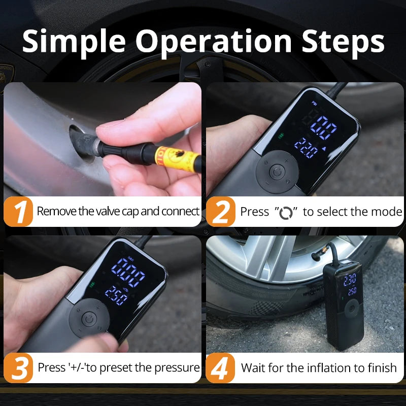 Torque Theory AirPro Portable Tyre Inflator