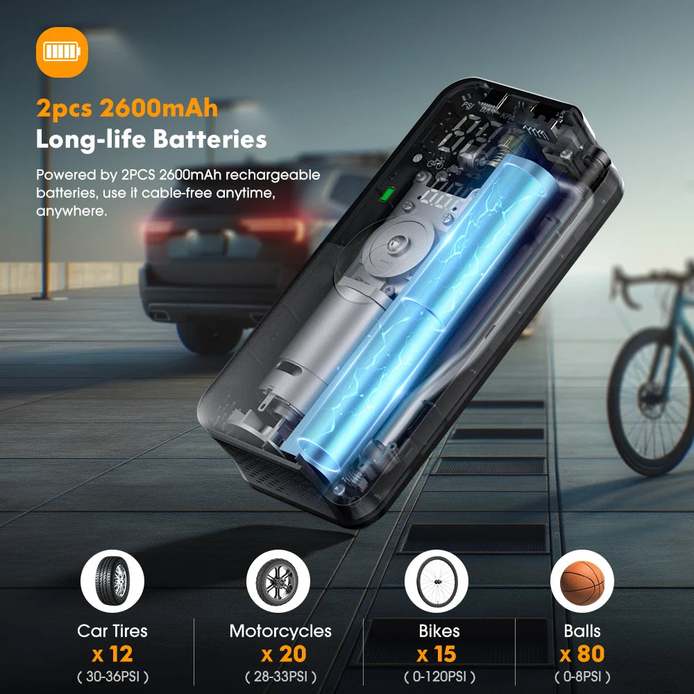 Torque Theory AirPro Portable Tyre Inflator