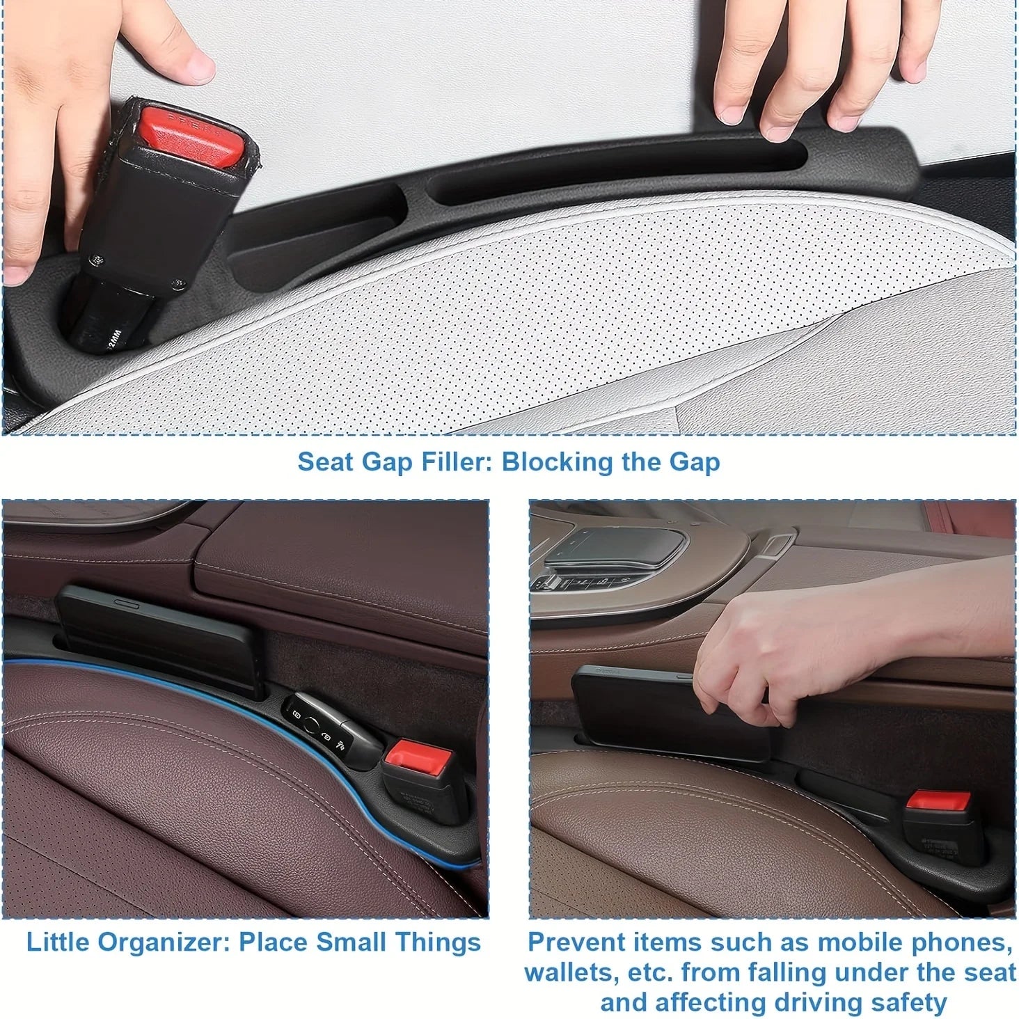Torque Theory GapGuard Seat Gap Organizer (2 Pack)